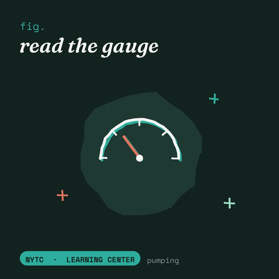 kPa pump pressure guide — hand-drawn fig plate, NYTC Learning Center