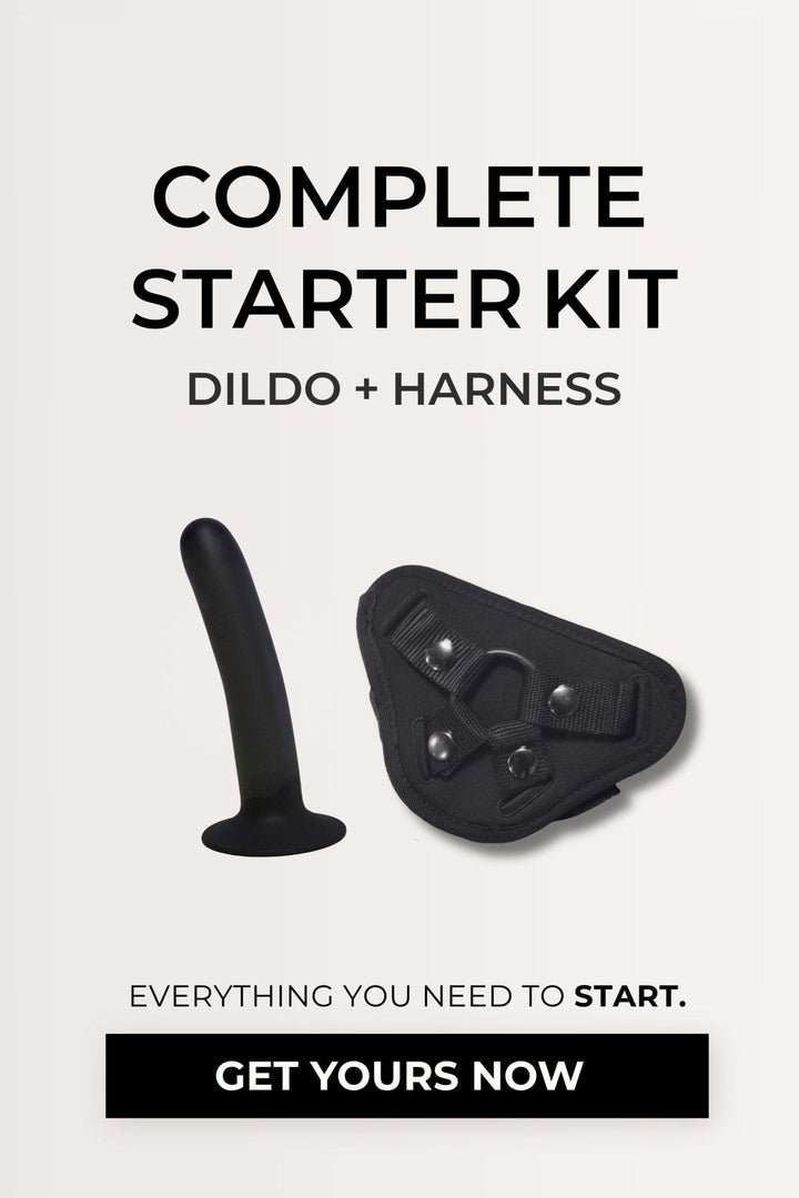 Explorer harness and Ainsley silicone toy bundle by New York Toy Collective
