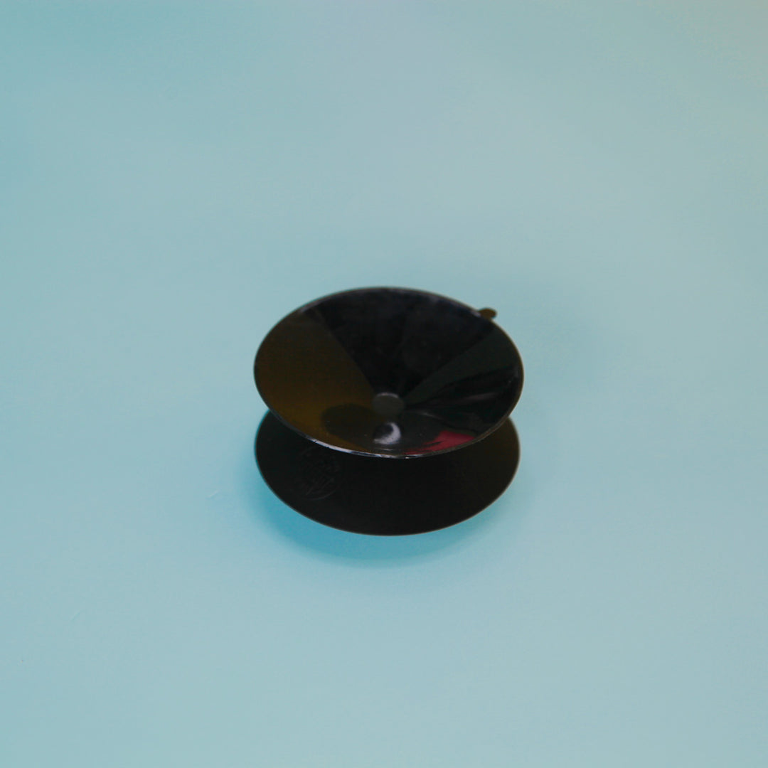 Double-sided suction cup toy mount, matte black, New York Toy Collective