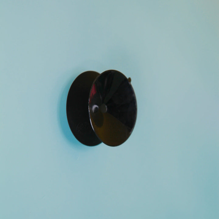 Double-sided suction cup toy mount, matte black, New York Toy Collective