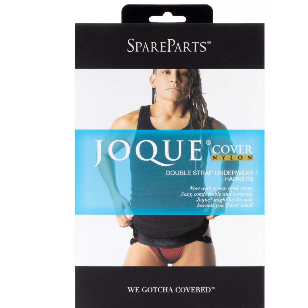 Joque strap-on harness, discreet jock-style, worn under clothes by New York Toy Collective