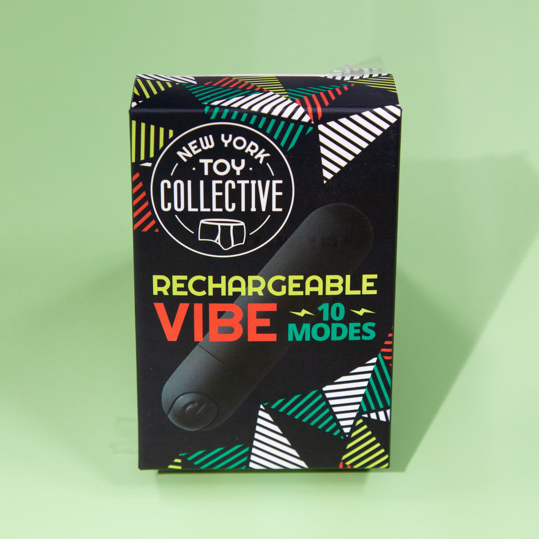 OG Bullet rechargeable vibe retail box, New York Toy Collective