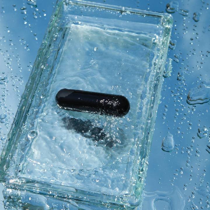 OG Bullet rechargeable waterproof bullet vibrator in black, New York Toy Collective