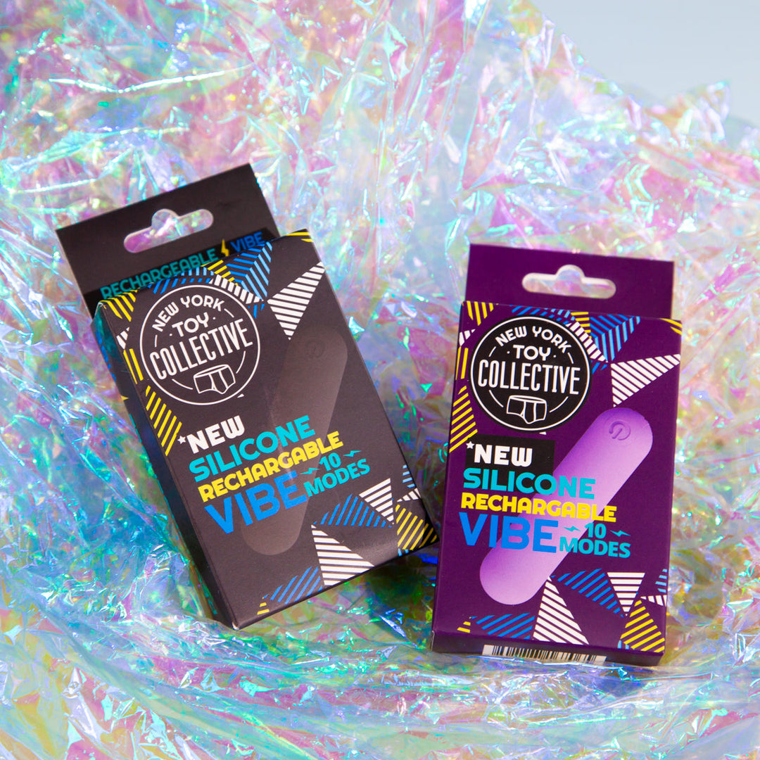 Purple silicone bullet vibrator