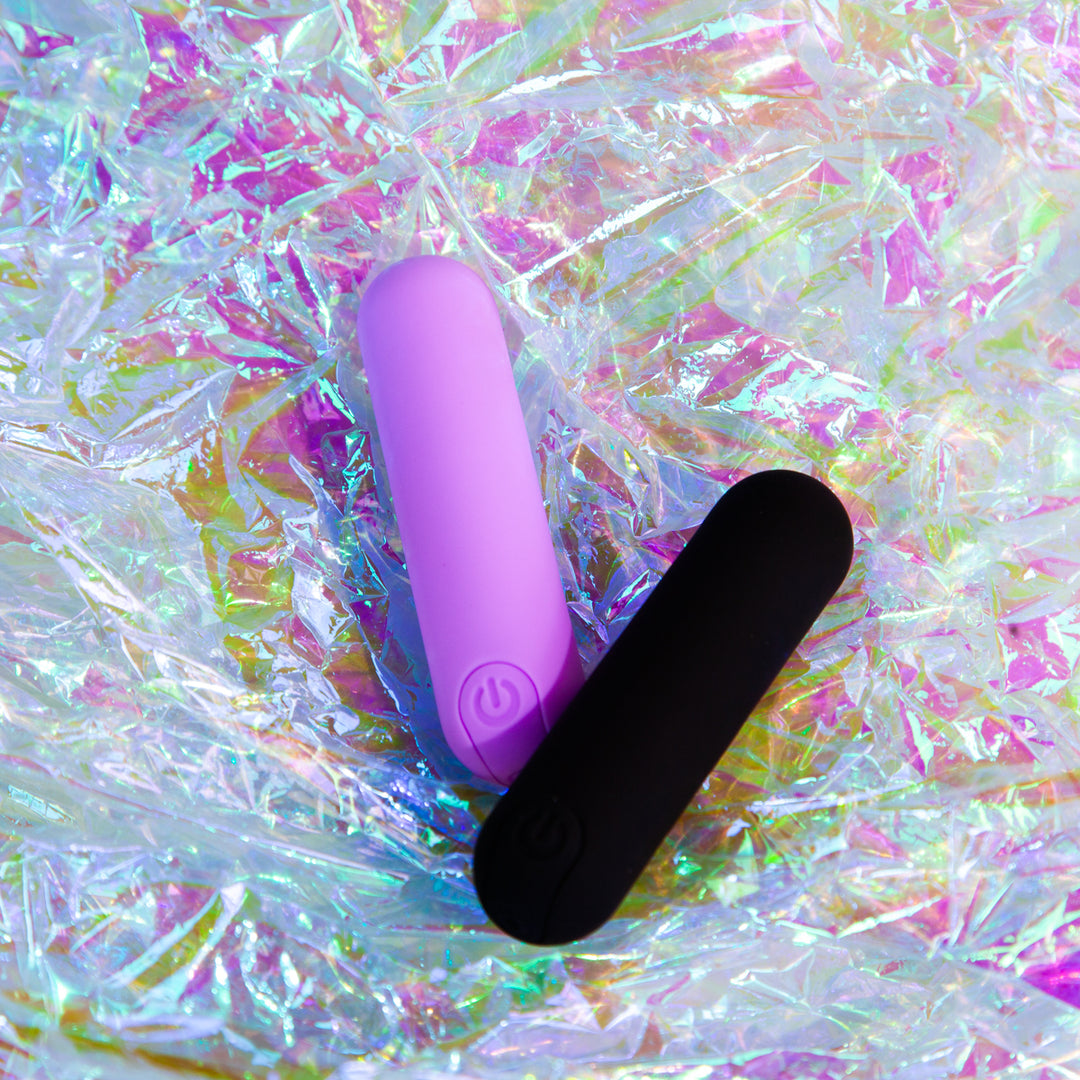 Silicone rechargeable bullet vibrator, 10-speed, quiet and compact, New York Toy Collective