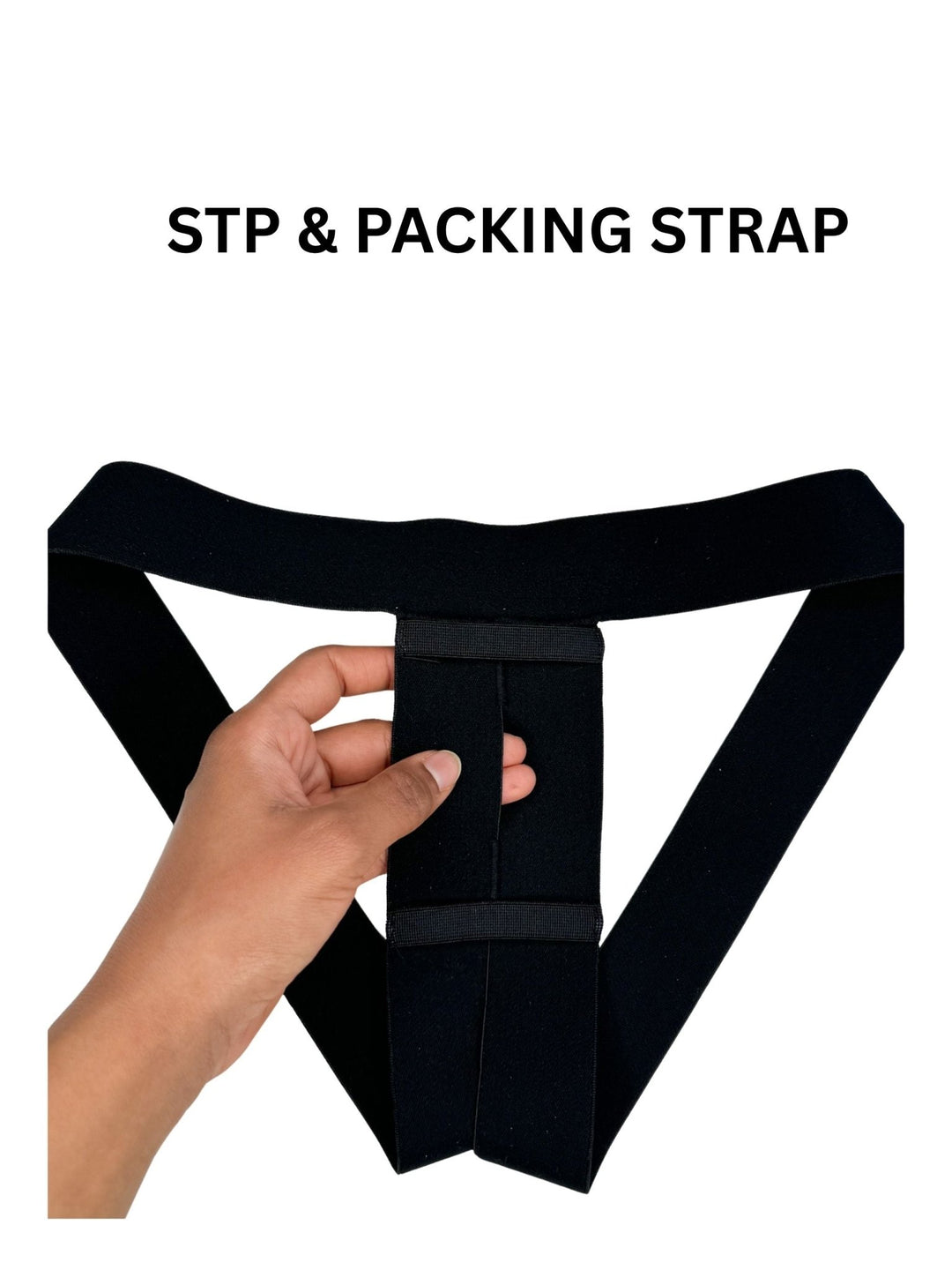 STP and packing strap designed to reduce bulge and improve fit by New York Toy Collective